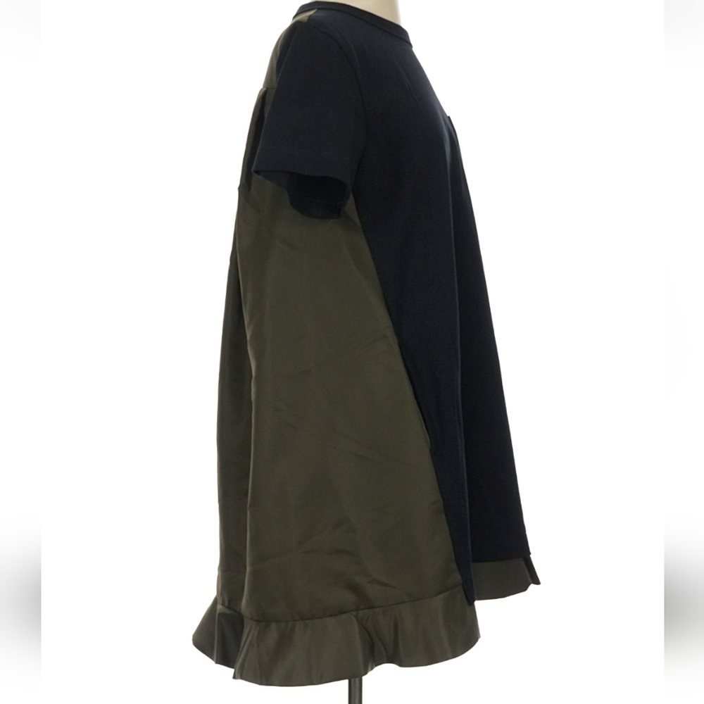 Sacai Jersey And Twill Minidress. Size 2. - Picture 3 of 6